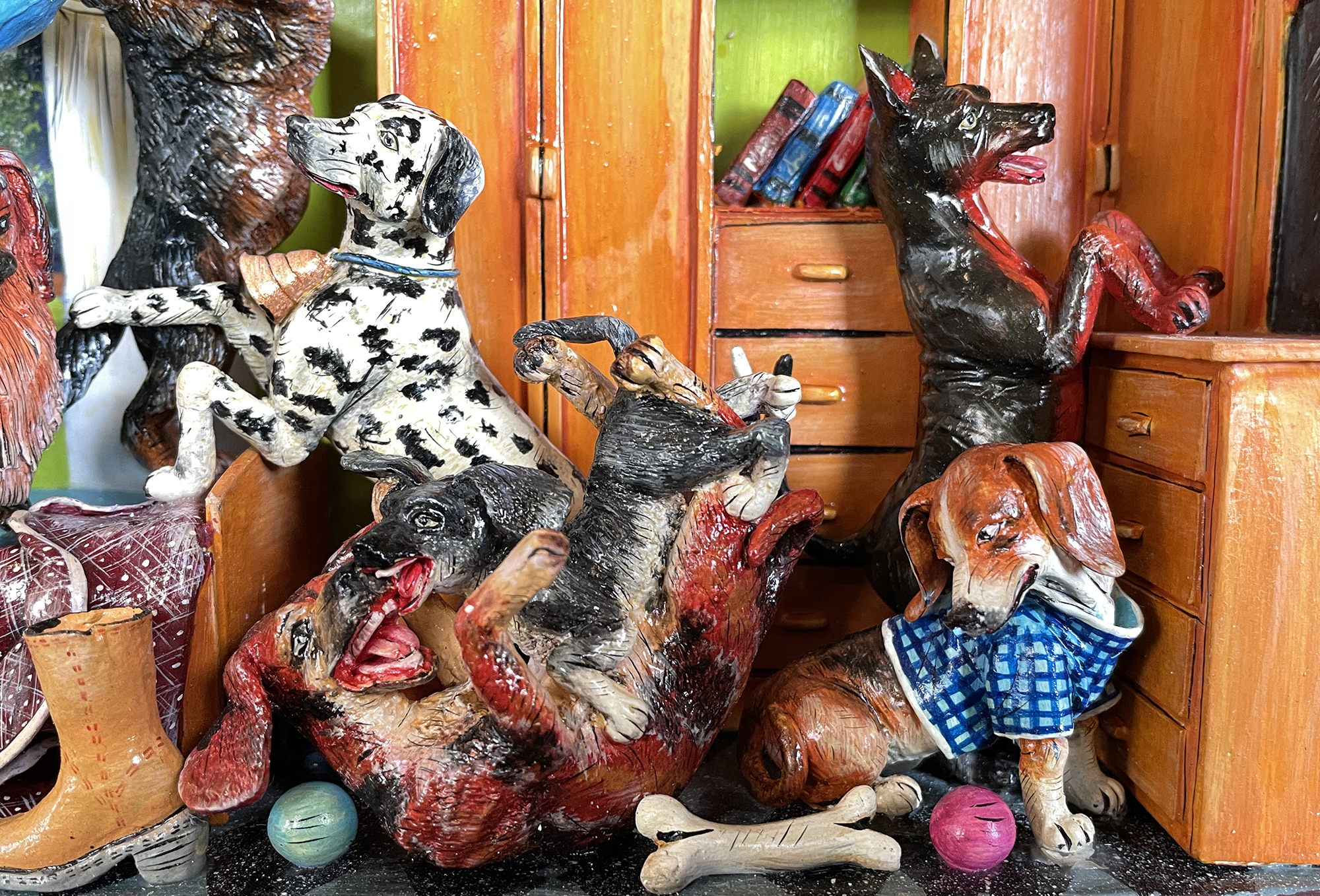 La Casa de los Perros (House of Dogs) Retablo
