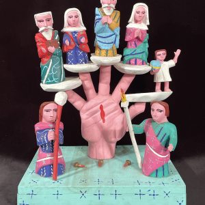 Mano Poderoso (Hand of Power) - Vintage Oaxaca Shrine by Antonio Villafañe