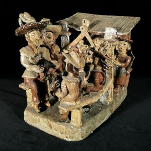 Nacimiento Sol Divino - Vintage Ocumicho Nativity