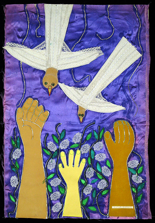 Birds and Hands - Collage