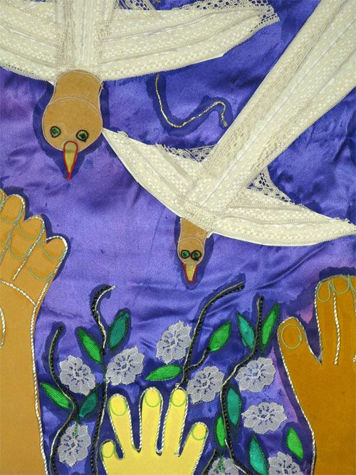 Birds and Hands - Collage