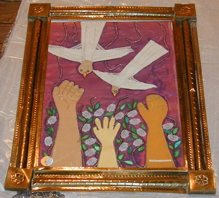 Birds and Hands - Collage