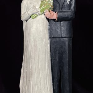 Happy Couple - Polish Folk Sculpture
