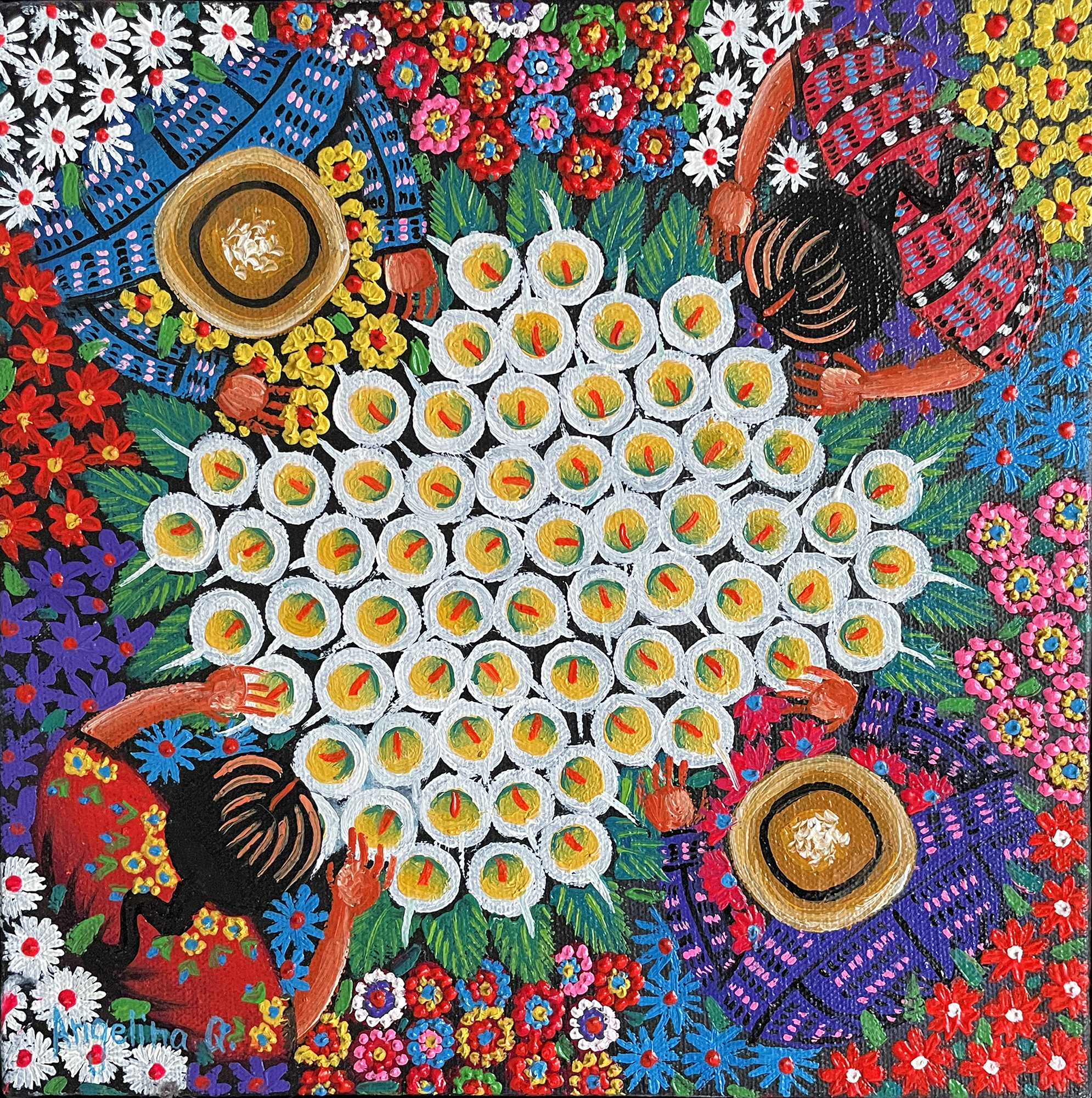 Flower Market - Bird's eye View