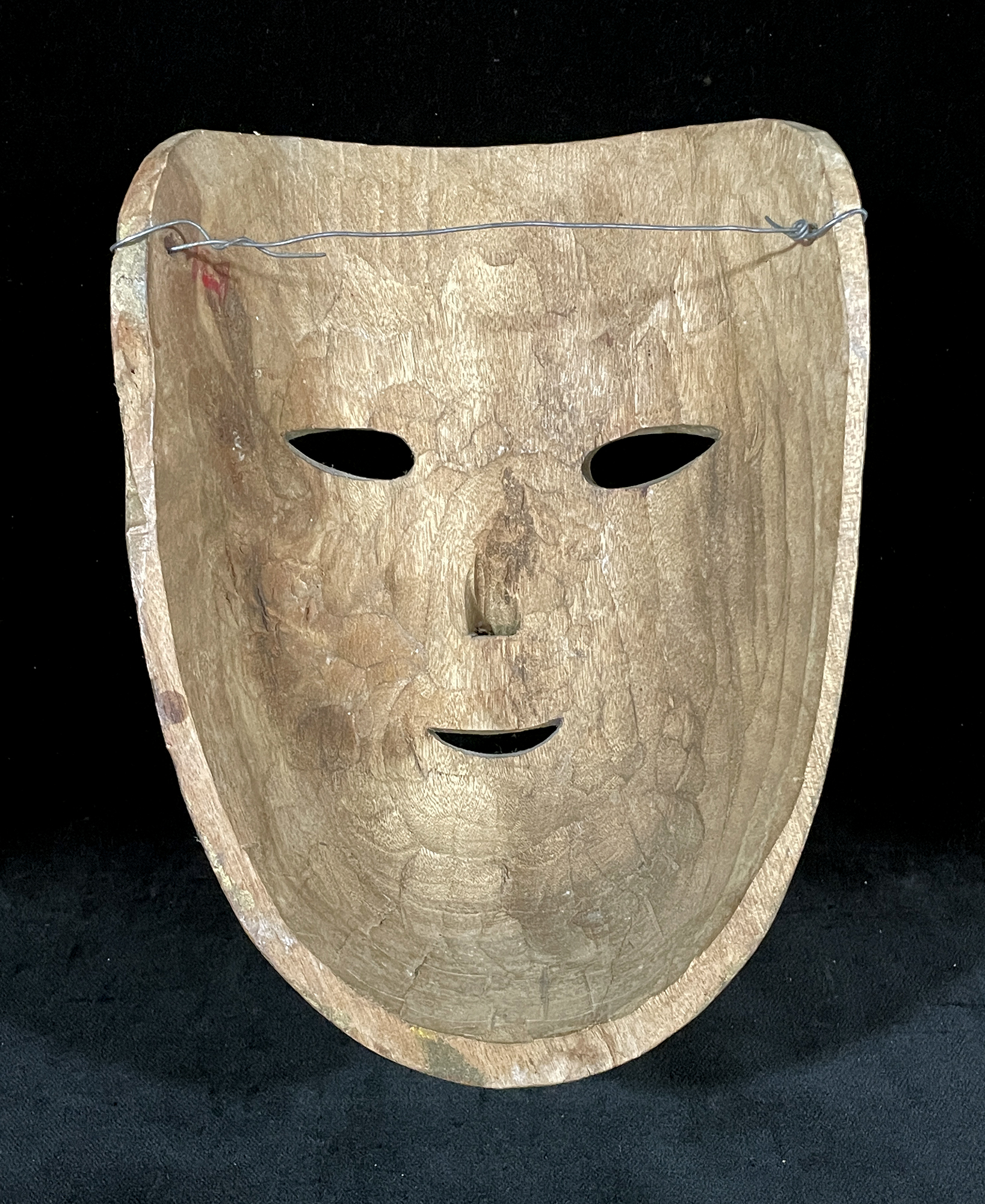 Gold Faced Mask for Dance of El Pochó