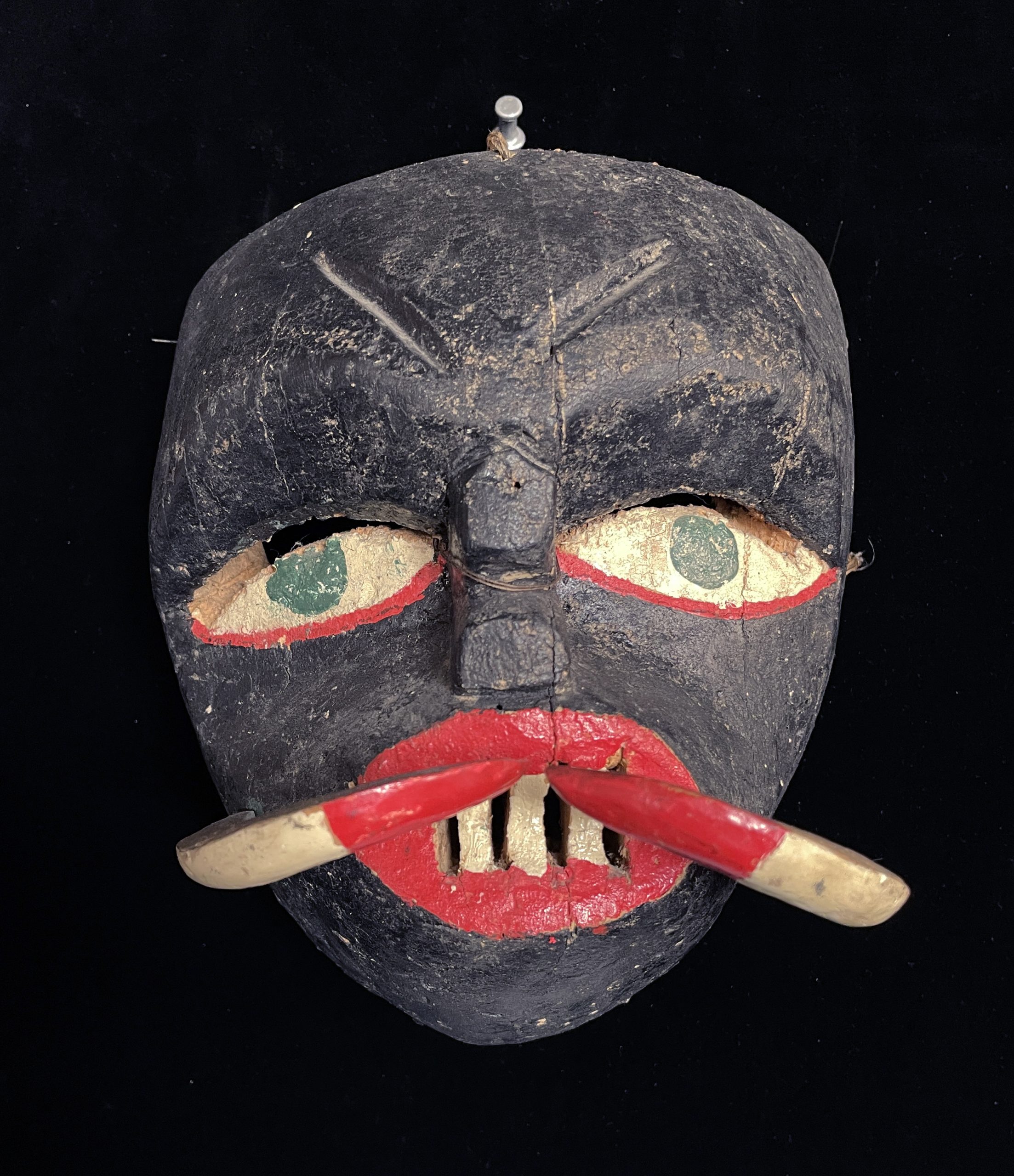 Negrito Colmilludos Mask from Oaxaca