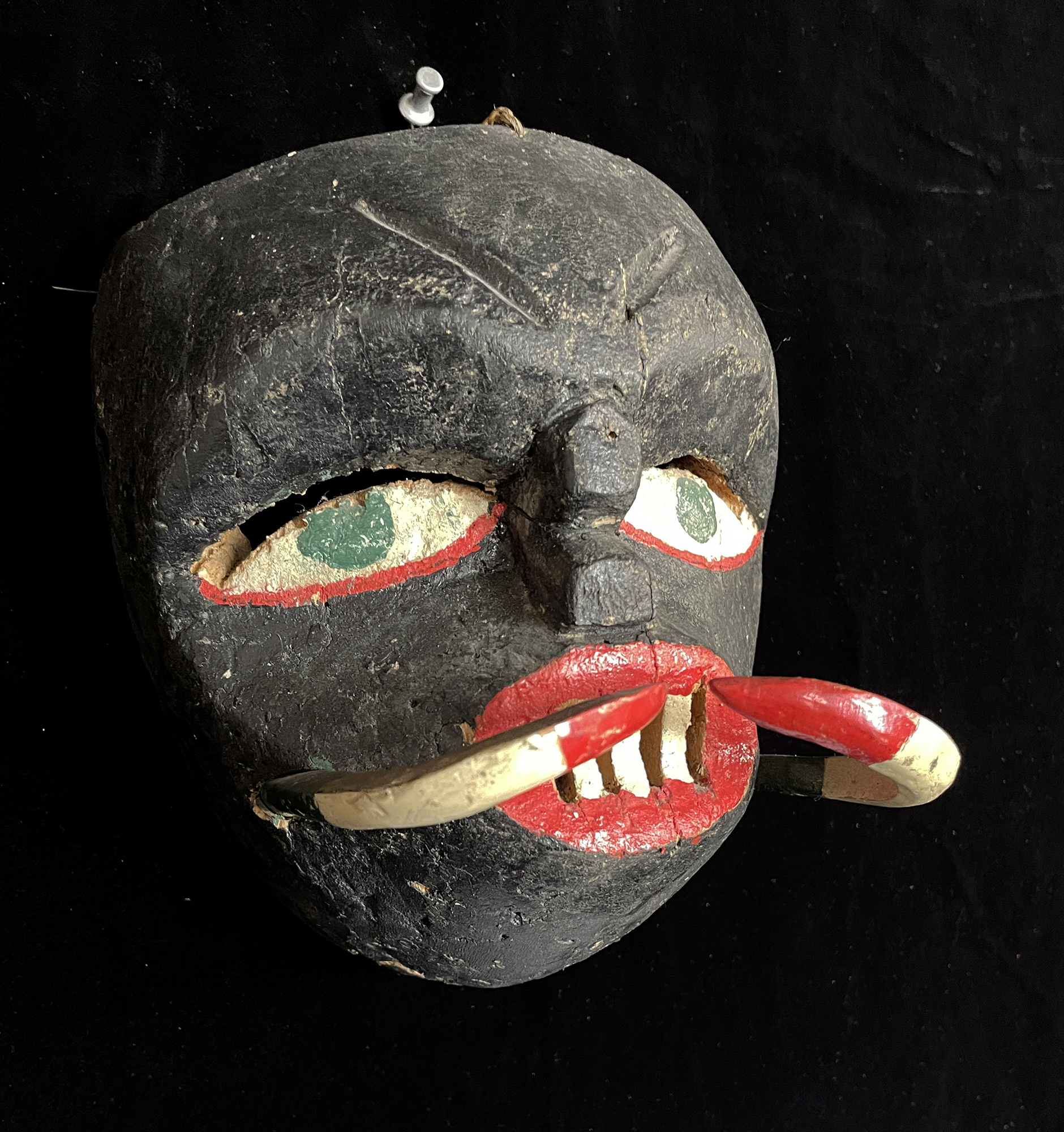 Negrito Colmilludos Mask from Oaxaca