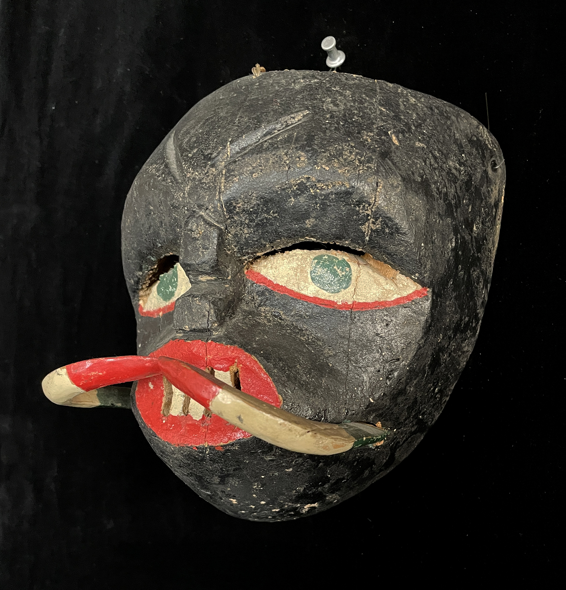 Negrito Colmilludos Mask from Oaxaca