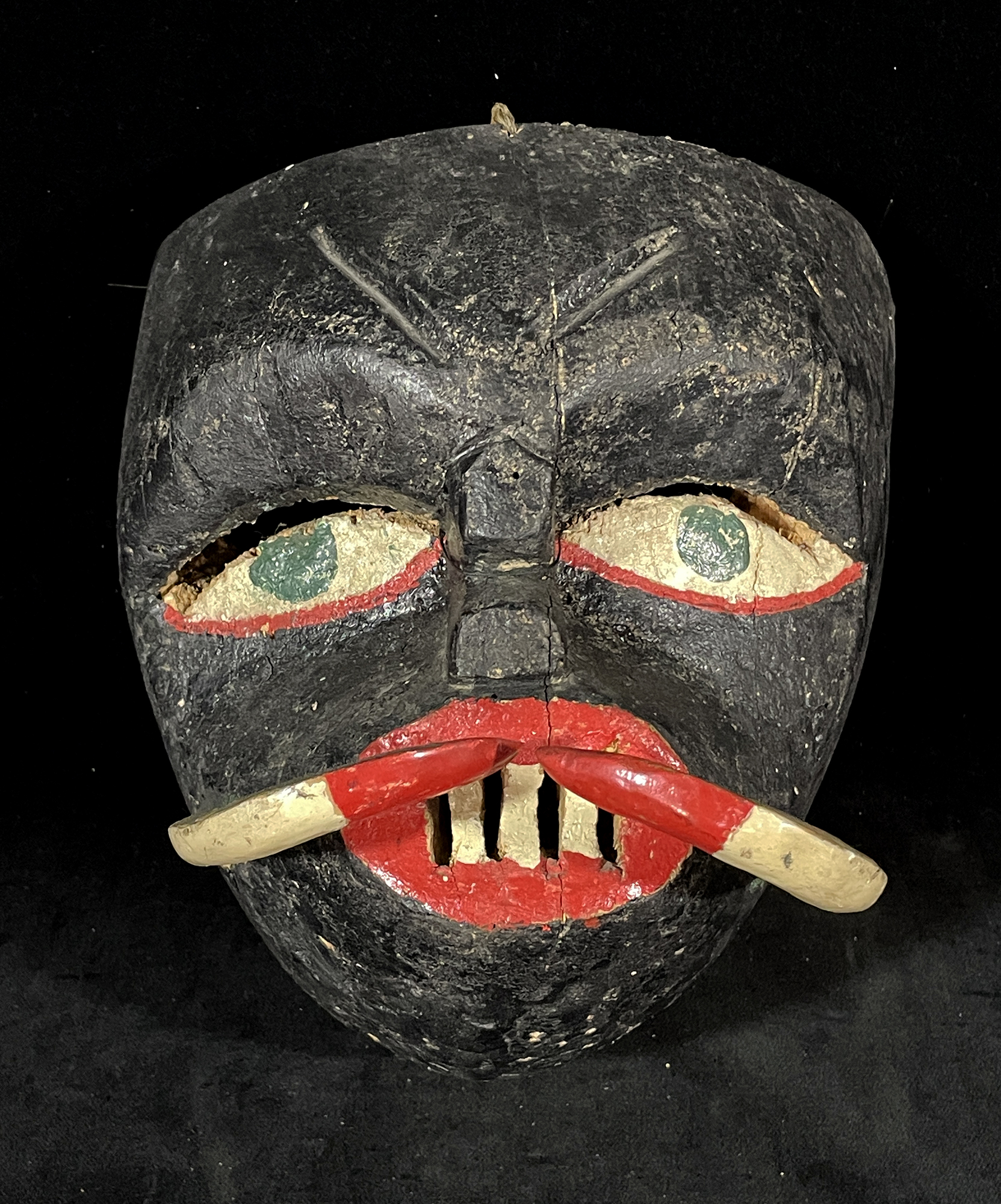 Negrito Colmilludos Mask from Oaxaca