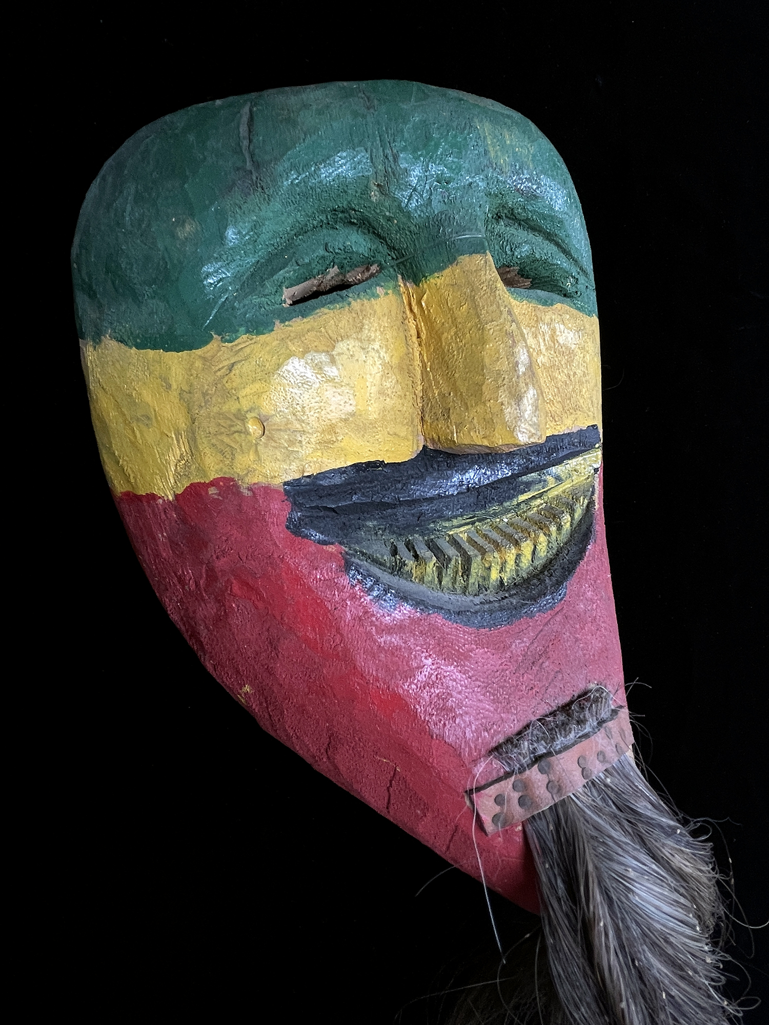 Tricolor Mask with Beard