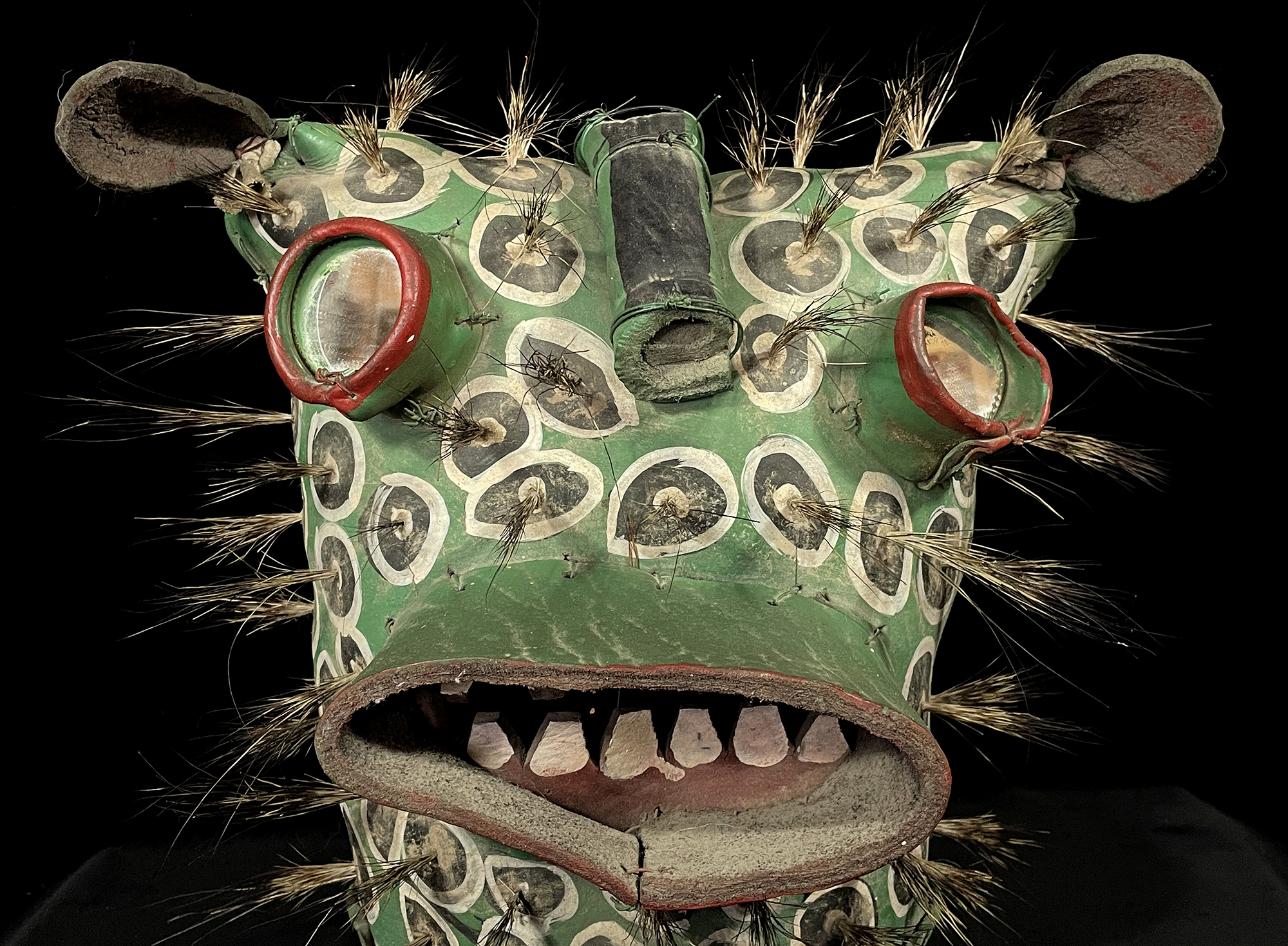 Green Tecuan Mask, Dance of Tigres