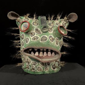 Green Tecuan Mask, Dance of Tigres