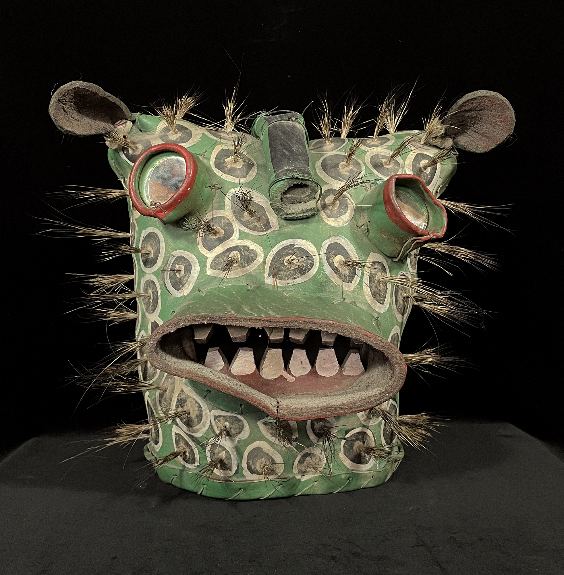 Green Tecuan Mask, Dance of Tigres
