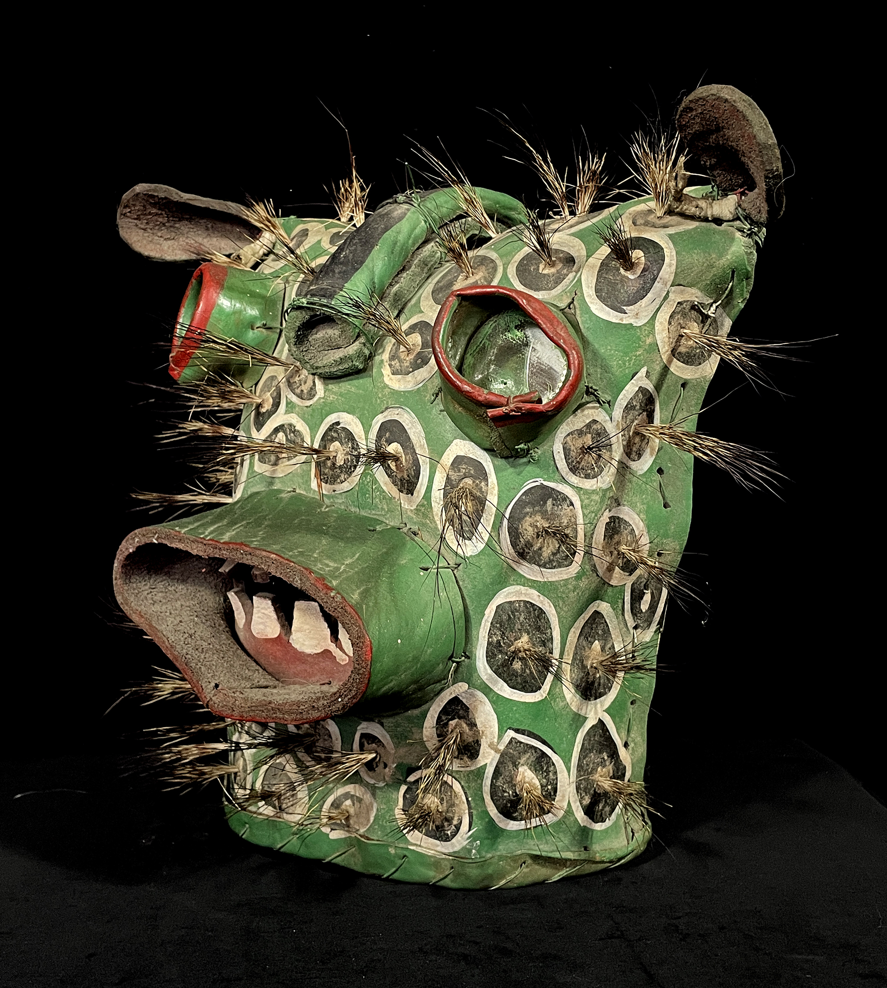 Green Tecuan Mask, Dance of Tigres
