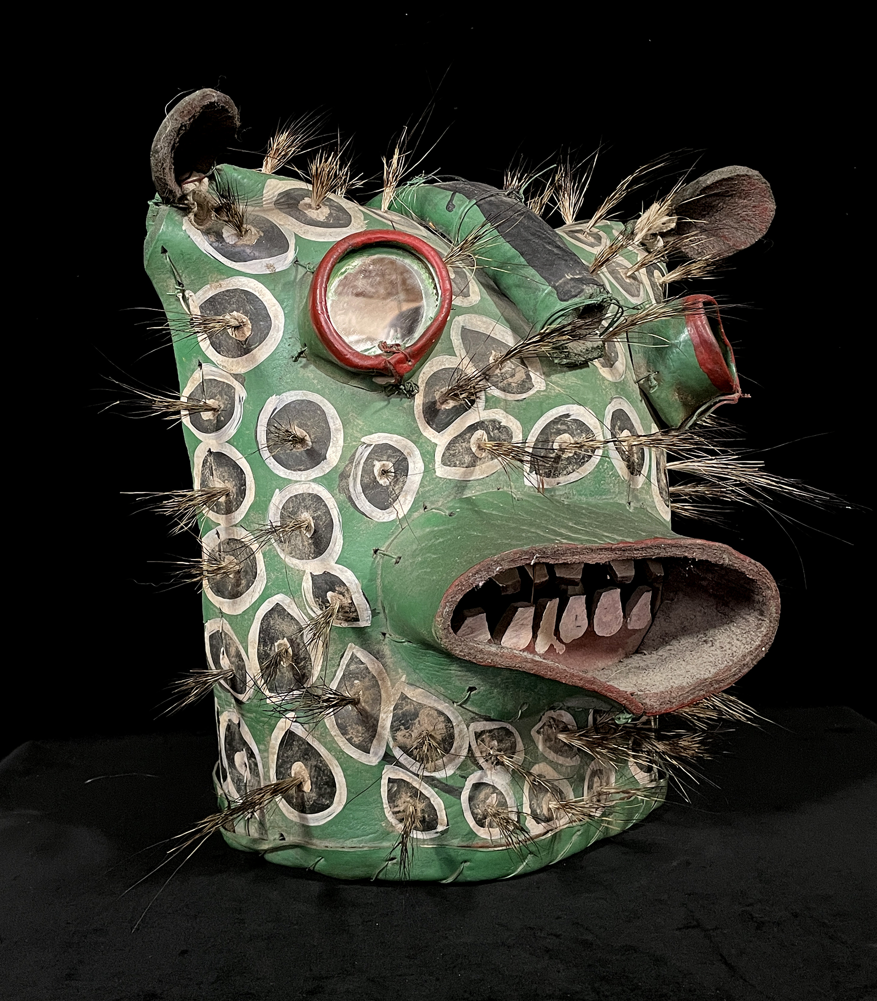 Green Tecuan Mask, Dance of Tigres