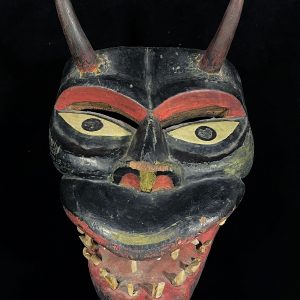 Old Diablo Mask attributed to Victoriano Salgado of Michoacán