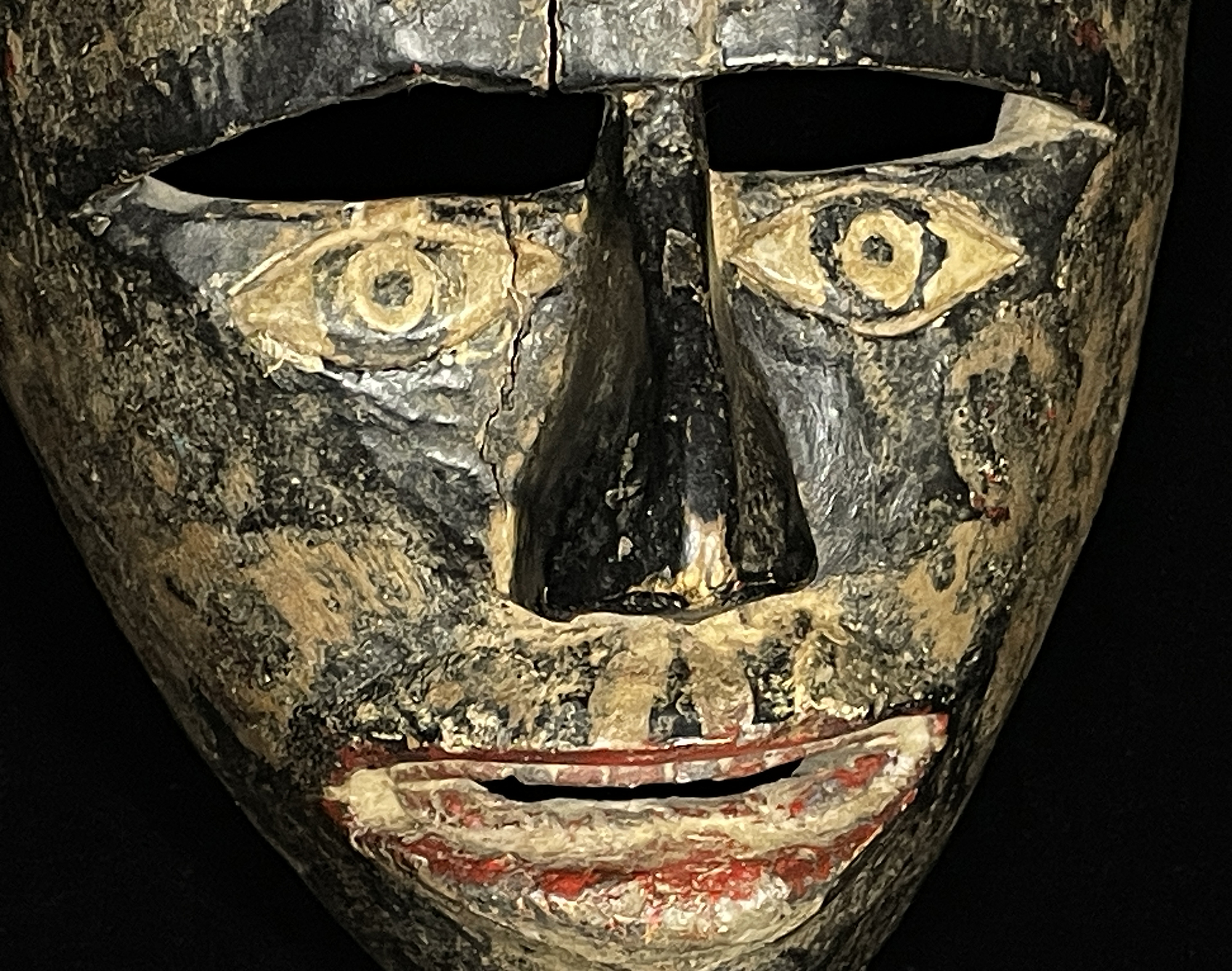 Antique Peruvian Negrito Dance Mask