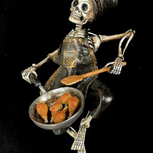 Drumsticks for the Dead - retablo figure