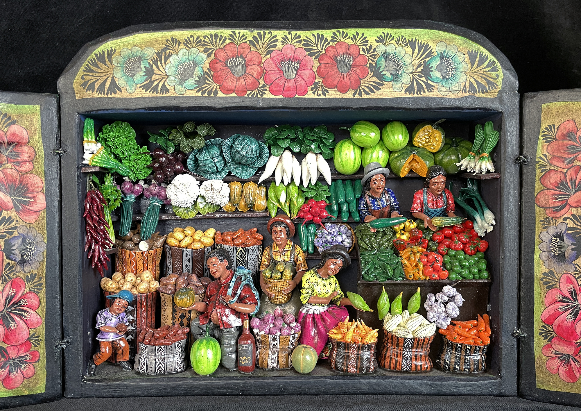 Mercado de las Verduras (Produce Market) Retablo
