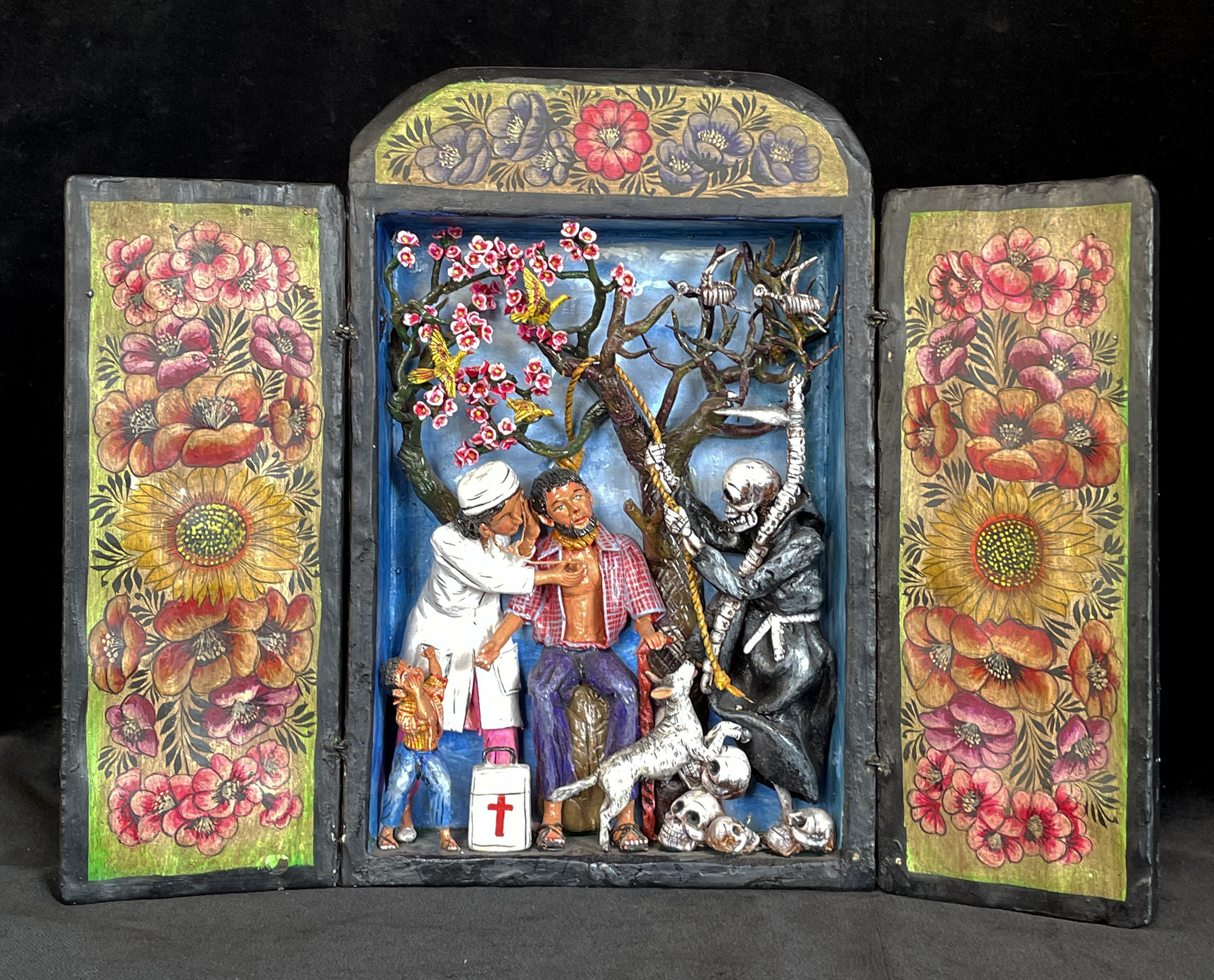 Between Life and Death - retablo