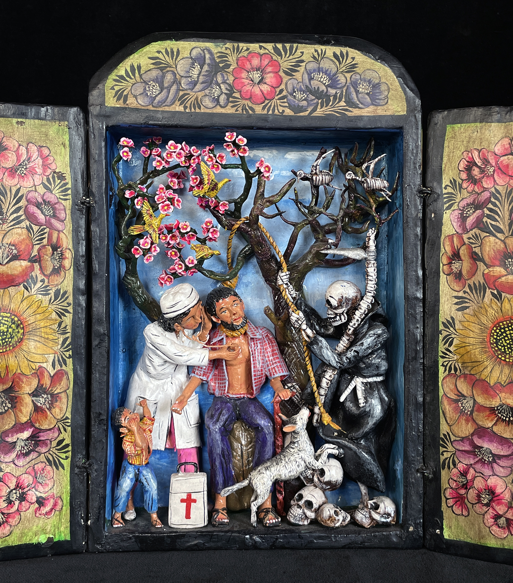 Between Life and Death - retablo