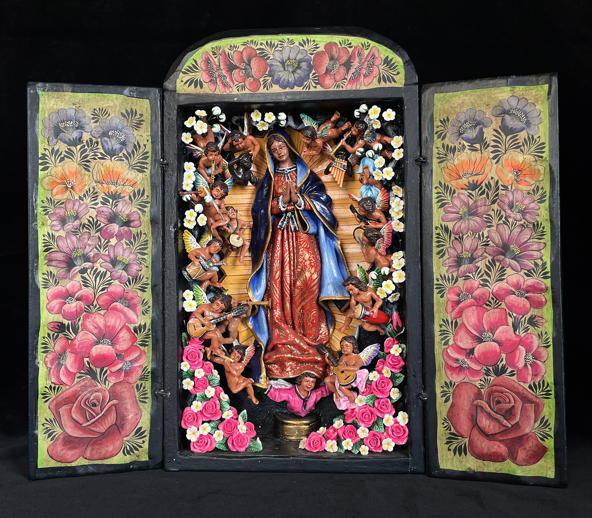 Virgen de Guadalupe retablo