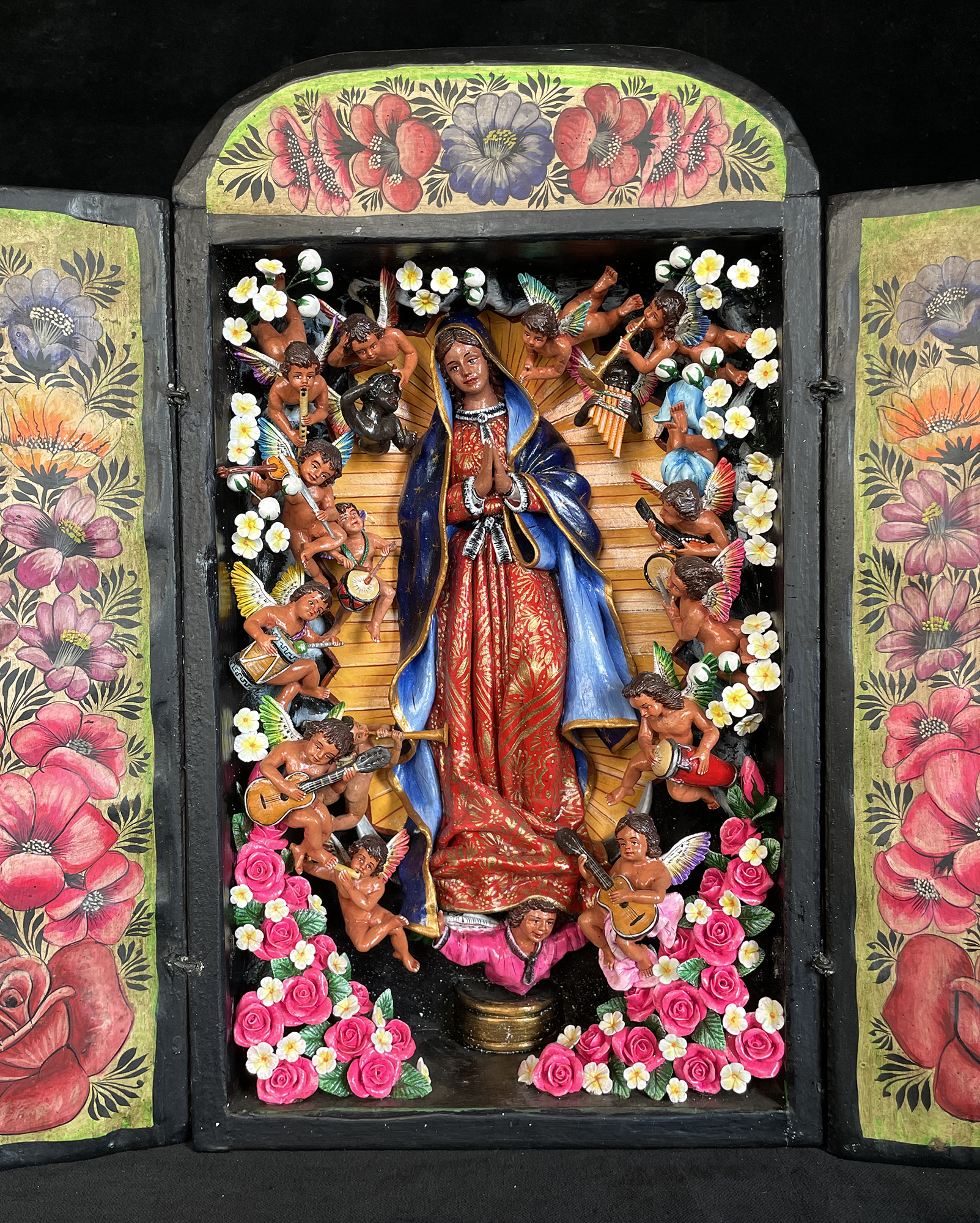 Virgen de Guadalupe retablo