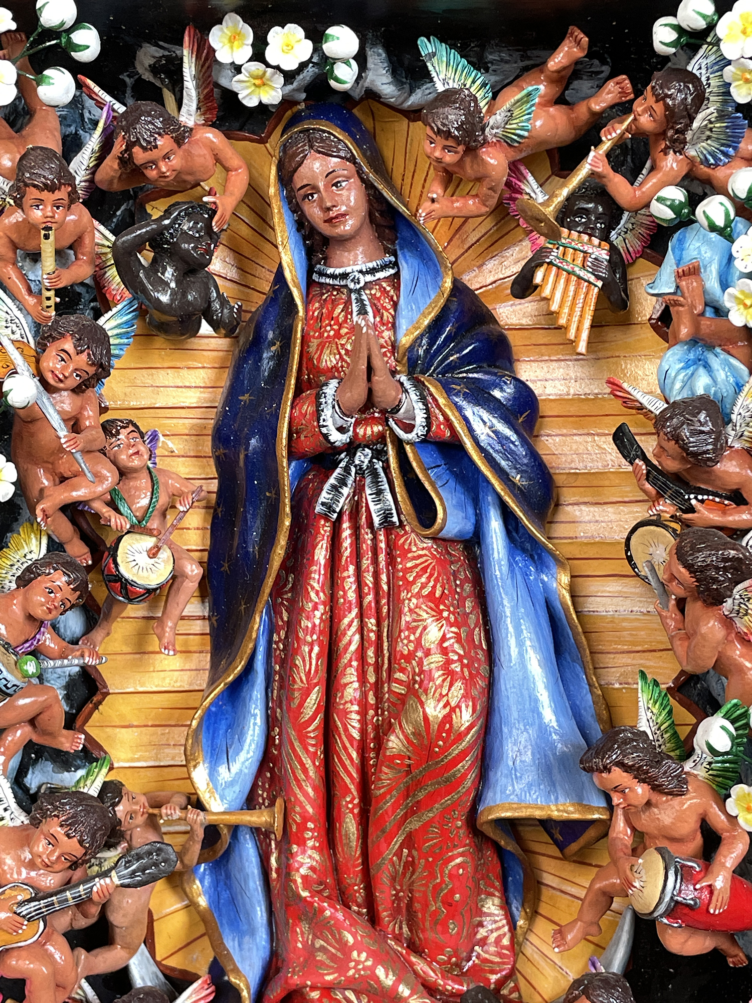 Virgen de Guadalupe retablo