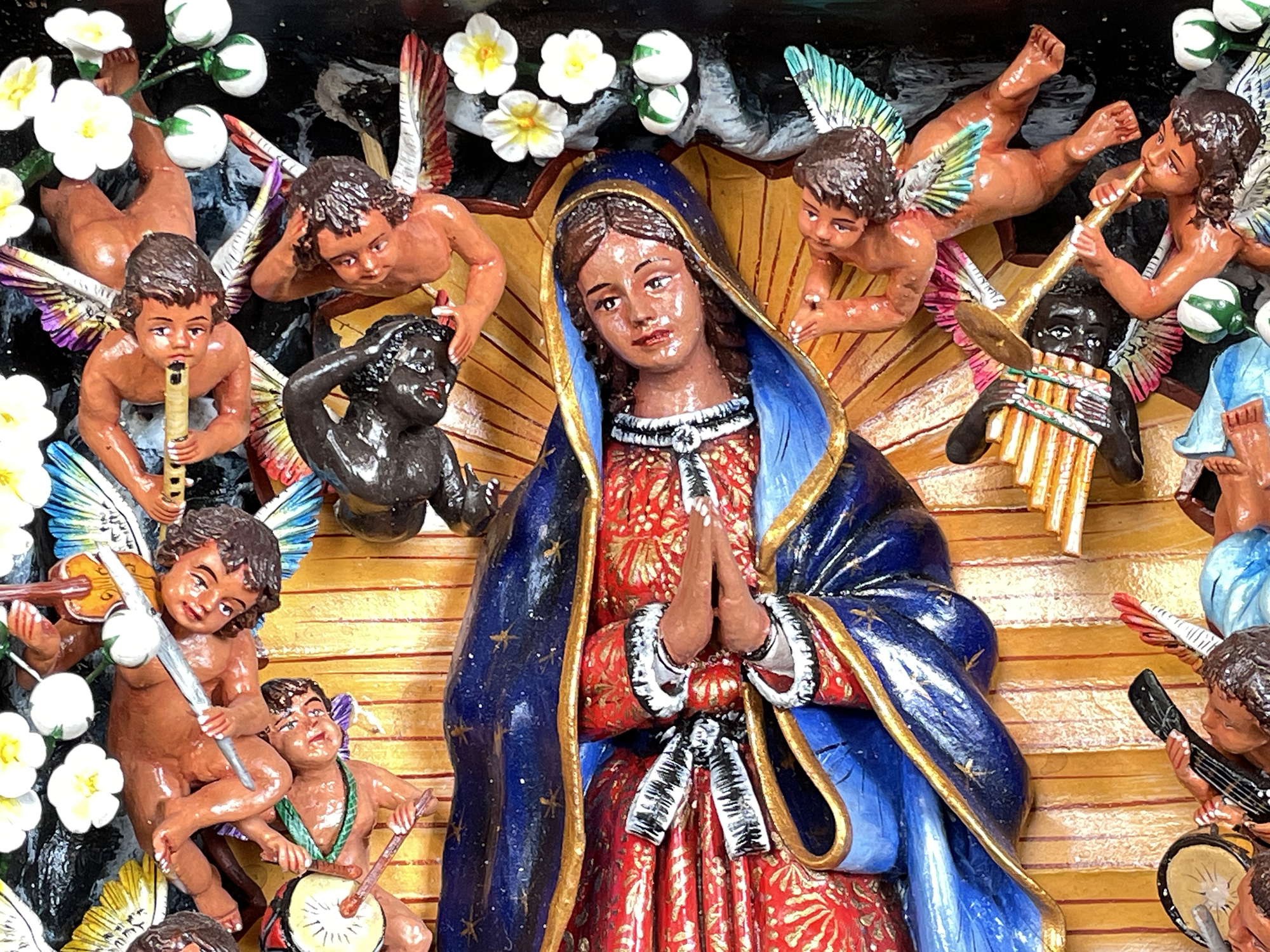 Virgen de Guadalupe retablo
