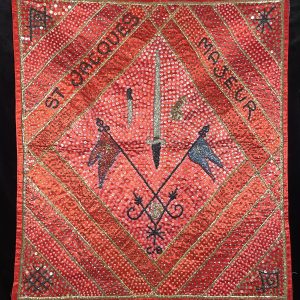 St. Jacques Majeur - Vodou Flag by Clotaire Bazile