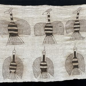 Six Birds - Korhogo Cloth from the Cote d'Ivoire, c.1970