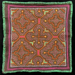 Embroidered "Kené" Shipibo Cloth