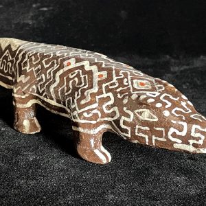 Shipibo Iguana figure