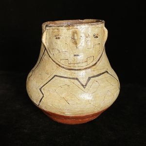 Antique Shipibo Vessel with Face