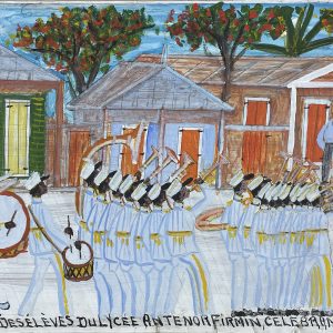 FANFARE DES ELEVES DU LYCEE ANTENOR FIRMIN, CELEBRANT LE 17 OCT.
