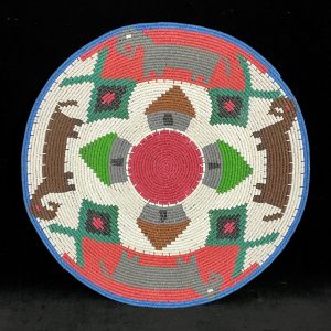 Imbenge Zulu "Hardwire" Basket - pictorial style