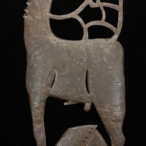 Giraffe (or is it a goat with a very long neck?) and Bird