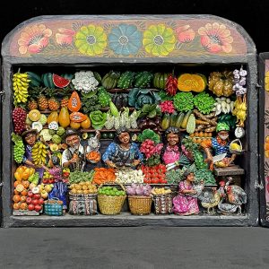 Mercado de las Verduras (Produce Market) Retablo