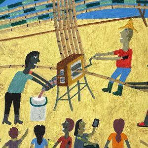 La Guarapera (pressing sugar cane)